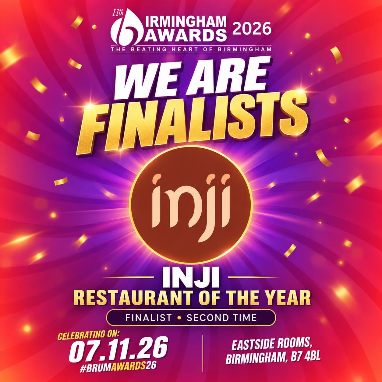 Birmingham Awards Finalist 2026